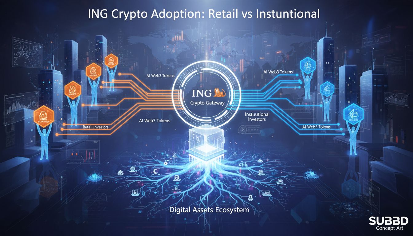 ING銀行進軍加密貨幣市場！機構擁抱比特幣(BTC)、以太幣(ETH)，Web3項目SUBBD躍居散戶新寵